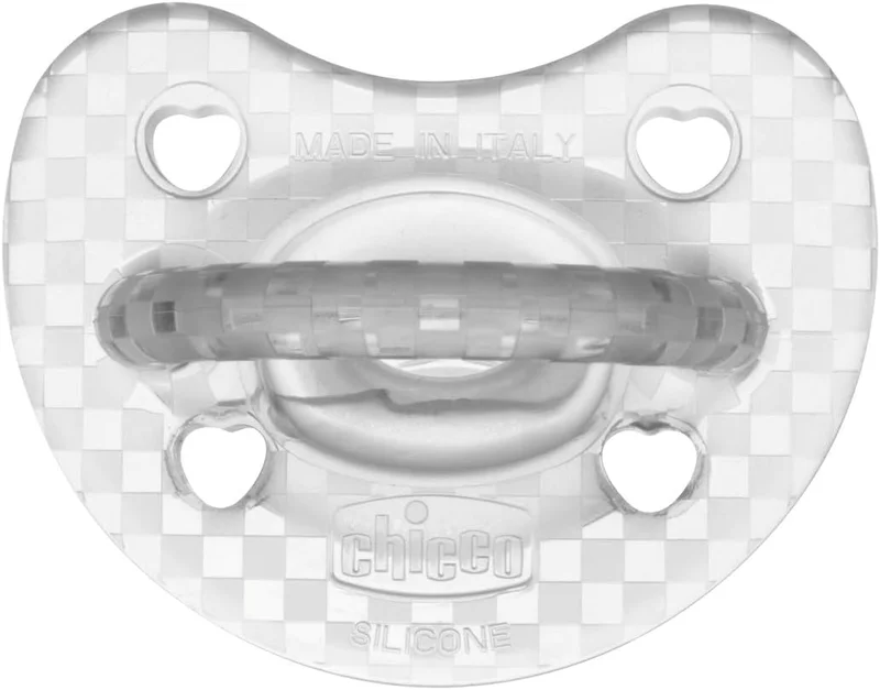 شيكو Chicco Physioforma Crystal Soft Silicone Soother 16-36m (2 pcs), Transparent